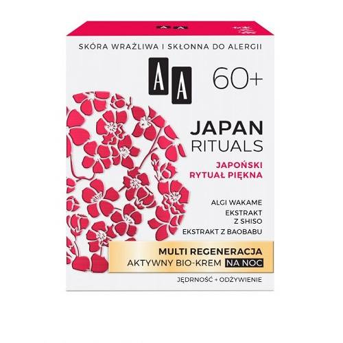 AA Japan Rituals 60+ Multi Regeneracja Aktywny Bio-krem Na Noc 50ml